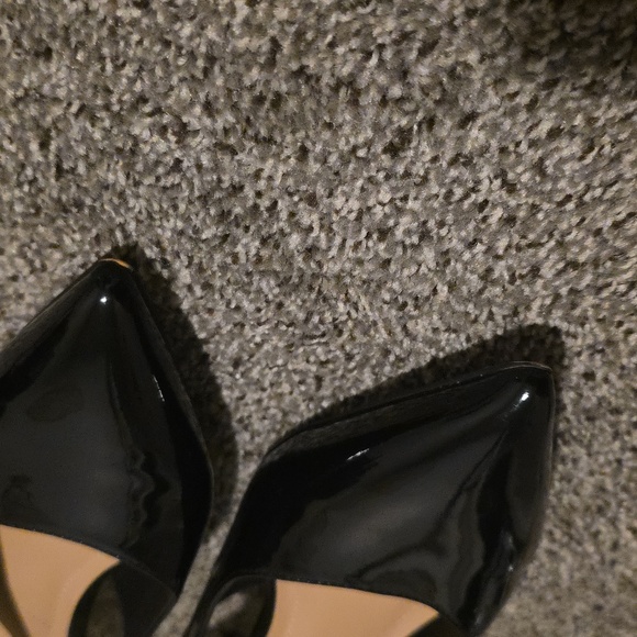 Pre-loved Franco Sarto Black Kitten Heels Sz 9.5 - Picture 5 of 6